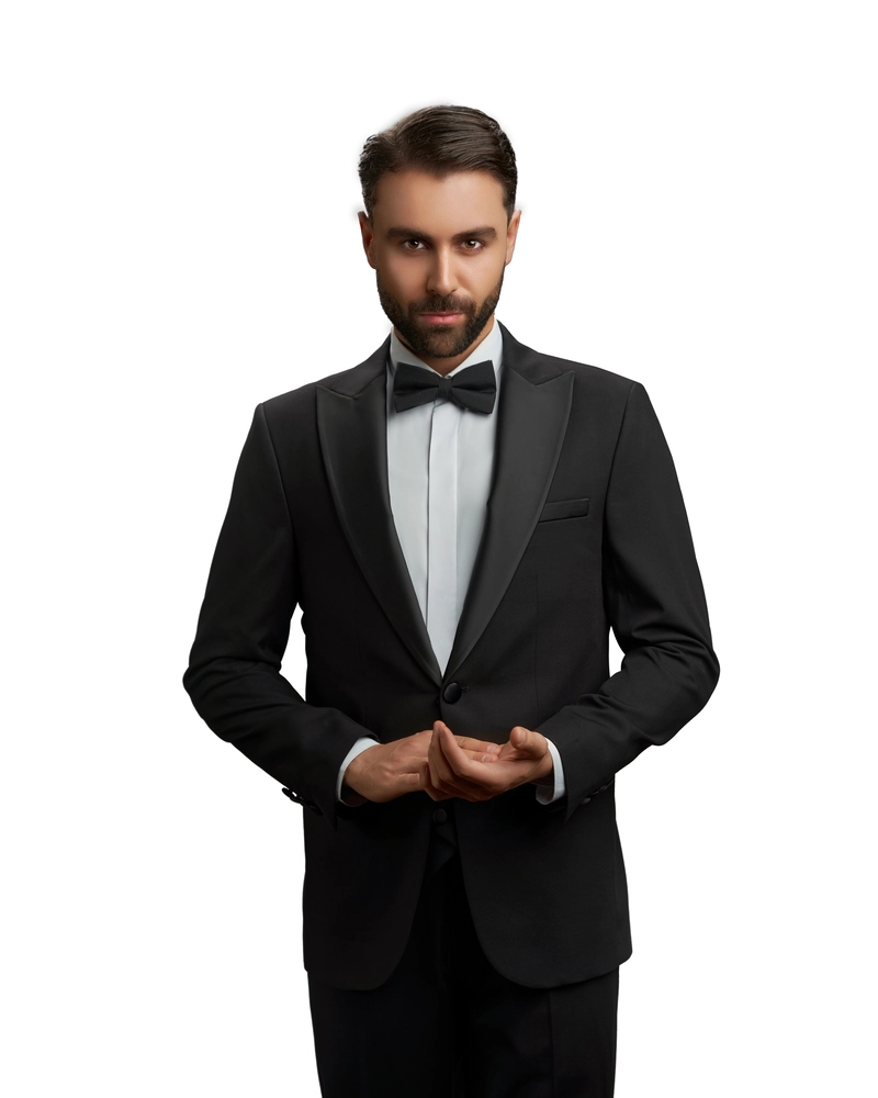 کت و شلوار یقه کنت