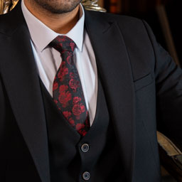 کت و شلوار چهارخانه مردانه با طرح ریز