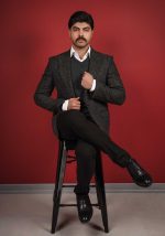 کت تک مردانه برفکی