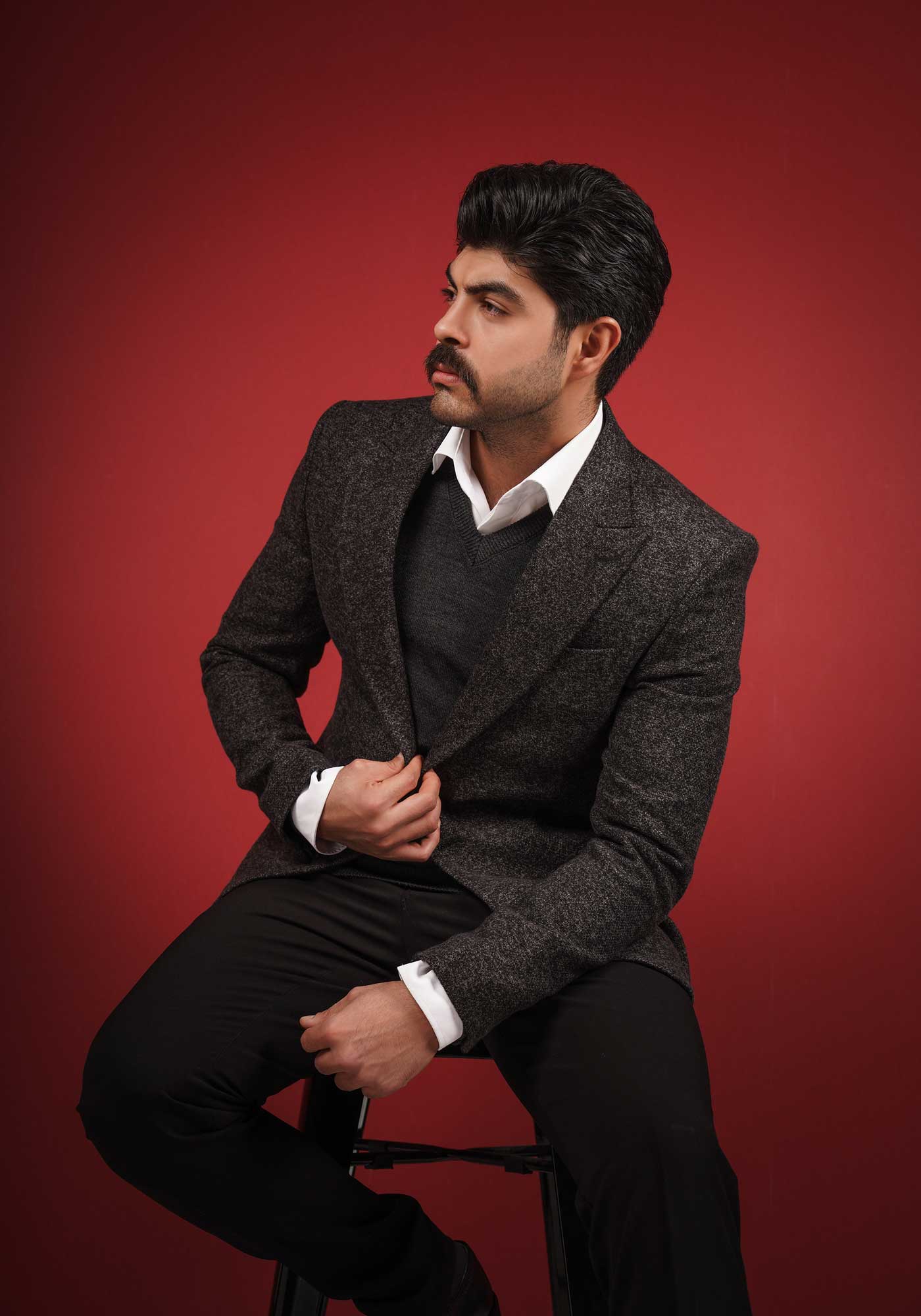 کت تک مردانه برفکی