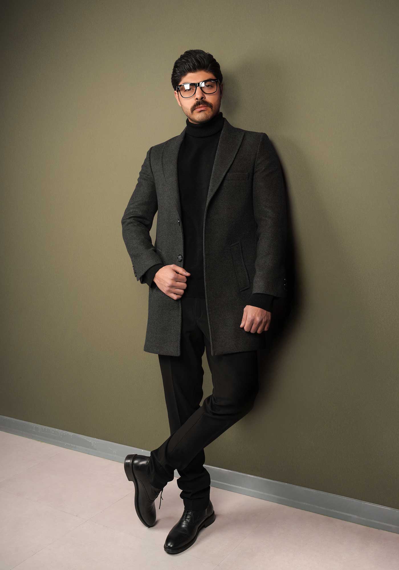 اورکت مردانه مشکی