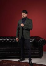 کت و شلوار مردانه سبز تیره