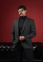 کت و شلوار مردانه سبز تیره