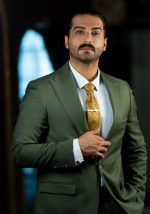 کت و شلوار دبل فیس سبز