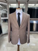 کت تک مردانه فاستونی قهوه ای 