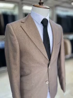 کت تک مردانه فاستونی قهوه ای 